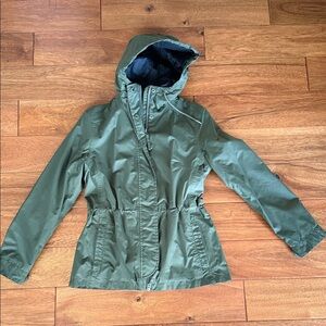 Timberland Green Hooded Utility Jacket